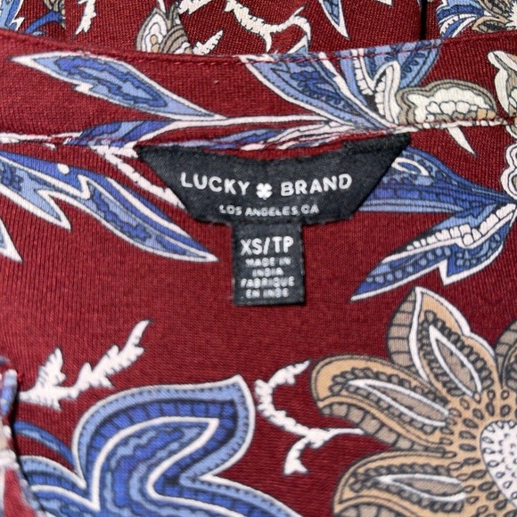 LUCKY BRAND Womens XS Blouse - Picture 3 of 4